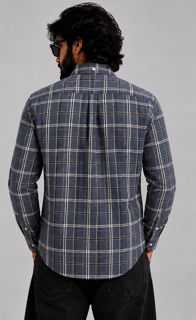 Ck flannel button down