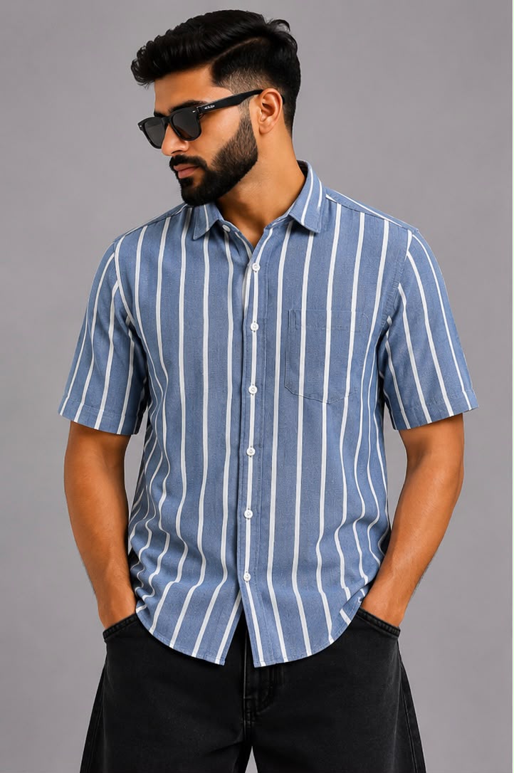 Ck striped half